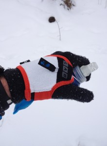 Terry cloth backing on the Sense Hydro Set Glove