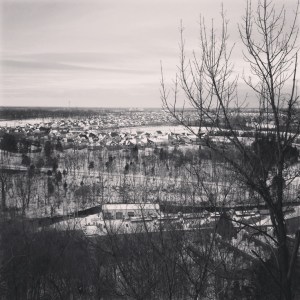 Winter scene on one of my favourite training trails