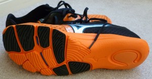 Nice balance of lighter foam and dense rubber on the sole.