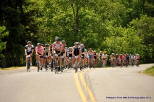 Whether you're at the front of the group, or the back it's your own goal to chase.