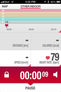 The metrics dashboard that shows real time data as you are training