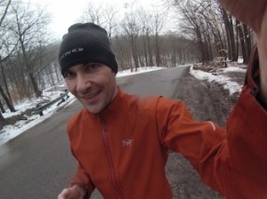 Nice weather hasn't made its presence felt yet, but I'm still smiling!