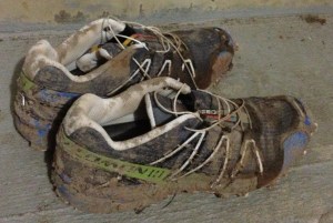 Didn't take long to get these shoes really muddy!