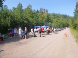 One of the many amazing aid stations that kept me going