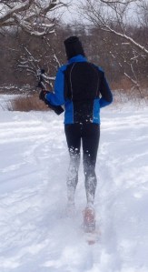 GoScope Clutch along for the snowshoe ride!