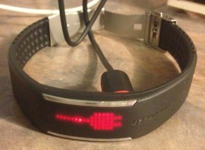 Charging with the included USB cord