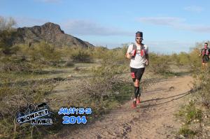 Racing the Coldwater Rumble 52K. Photo from: Aravaipa Running