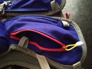 Storage for an iPhone, or any other running necessities.