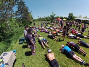 Working for prizes - Plank contest!