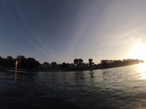 A perfect evening on the water