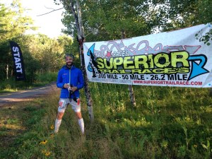 Pre-race. Hoping this smile lasts for another day or so...
