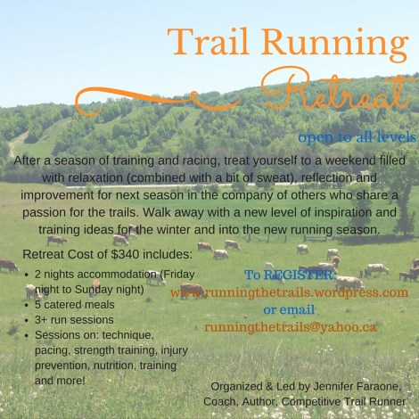 Trail Running Camp Toronto Jenn Faraone